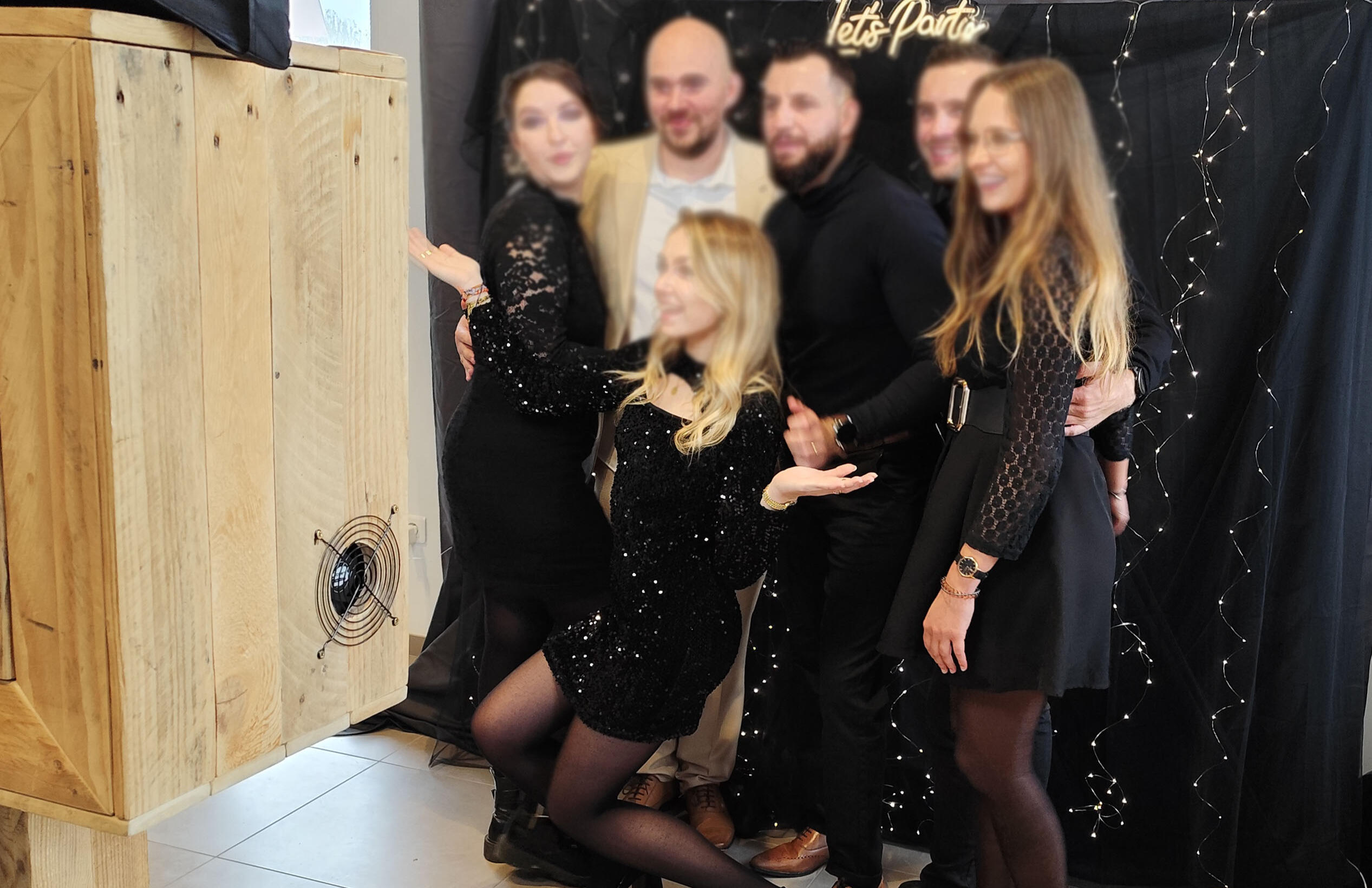 Piko Event location événementiel Photobooth mariage baptême anniversaire CE CSE particuliers entreprise soirée événement borne photo ludique jeux bois recyclé palettes DIY upcycling fait main rse livraison